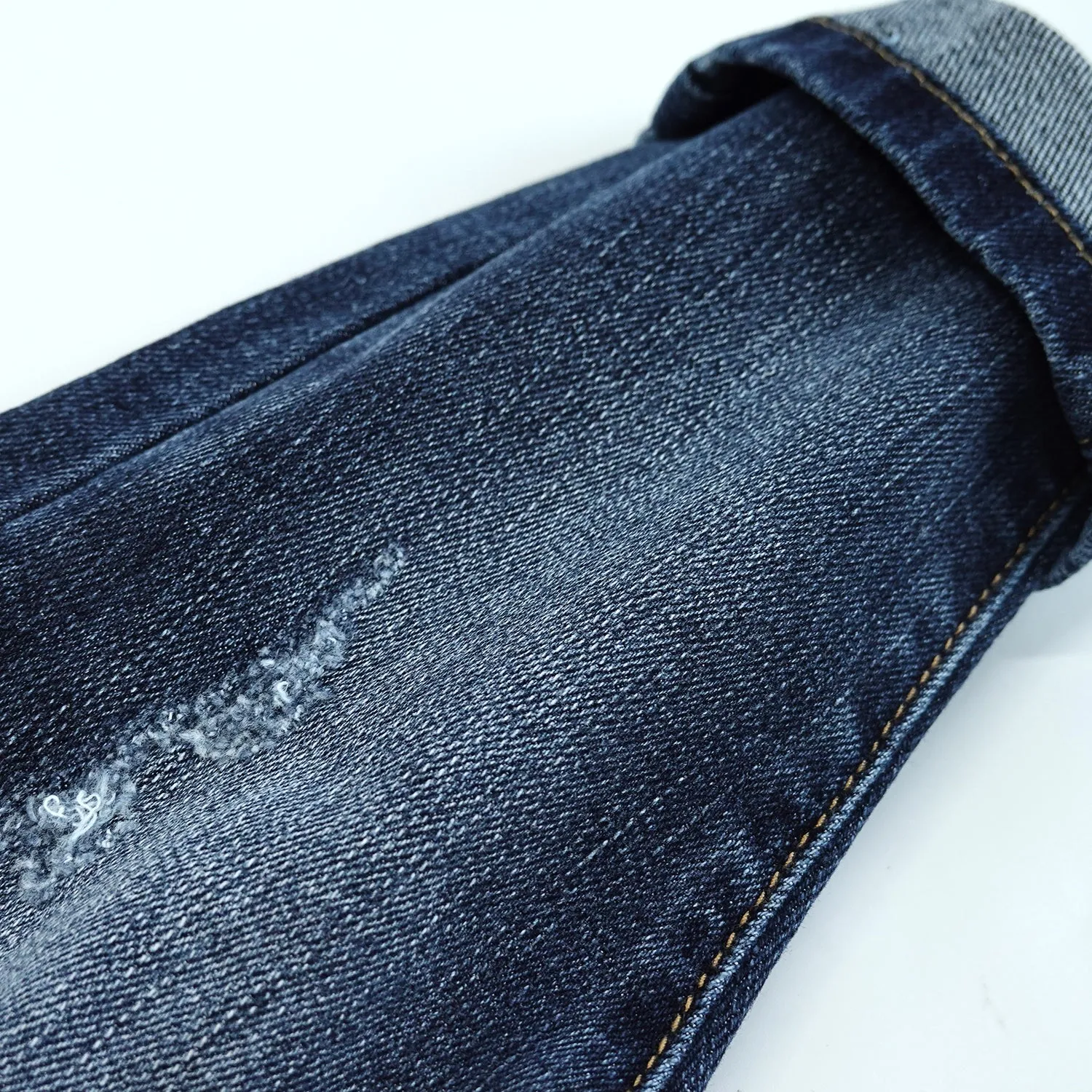 Baby Jeans,Little Toddler Elastic Band Inside with D-ring Distressed Vintage Creasing Stretch Denim Pants