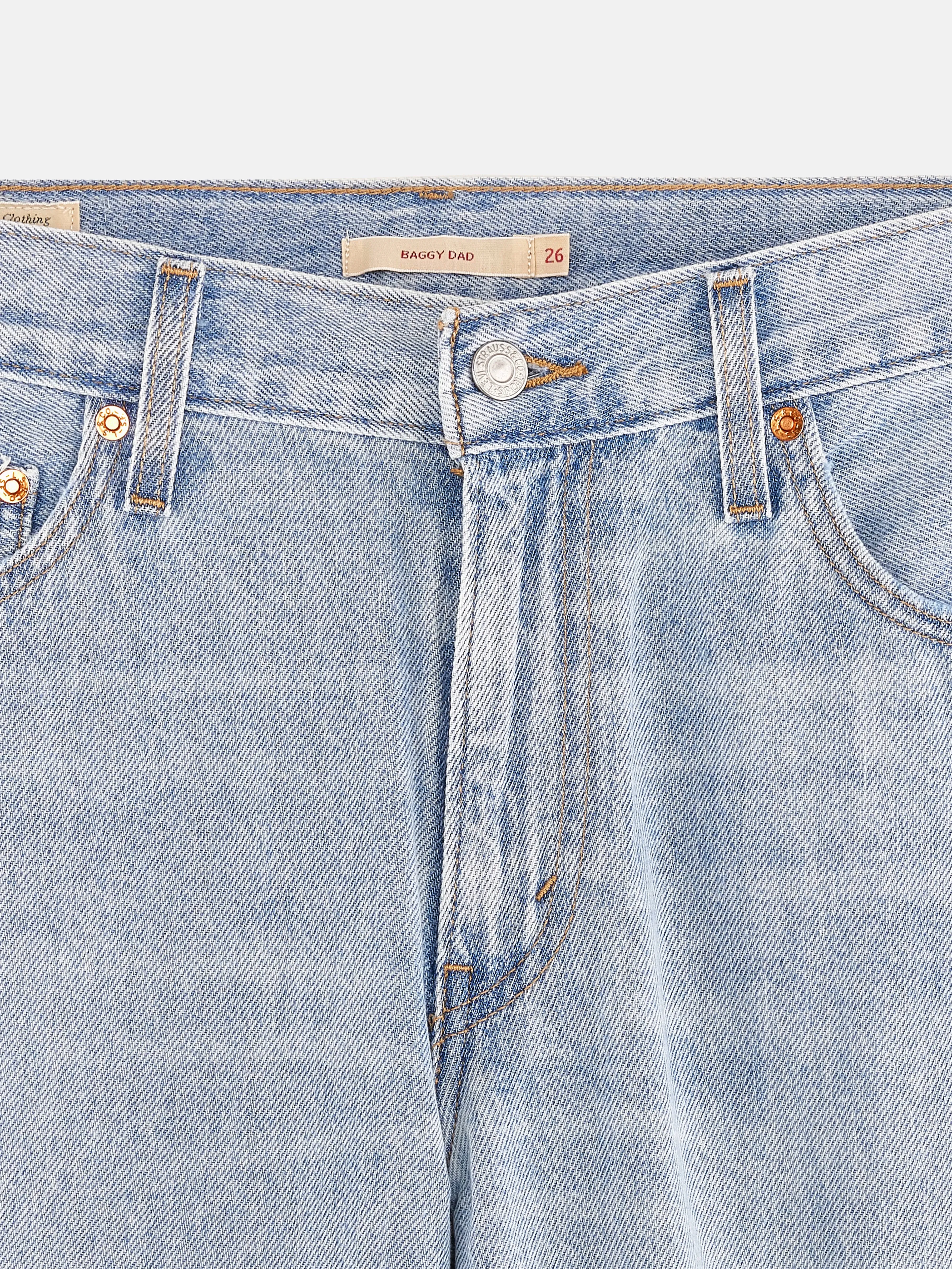 Baggy Dad Lightweight Jeans (242 / W / LT STONE WASH)