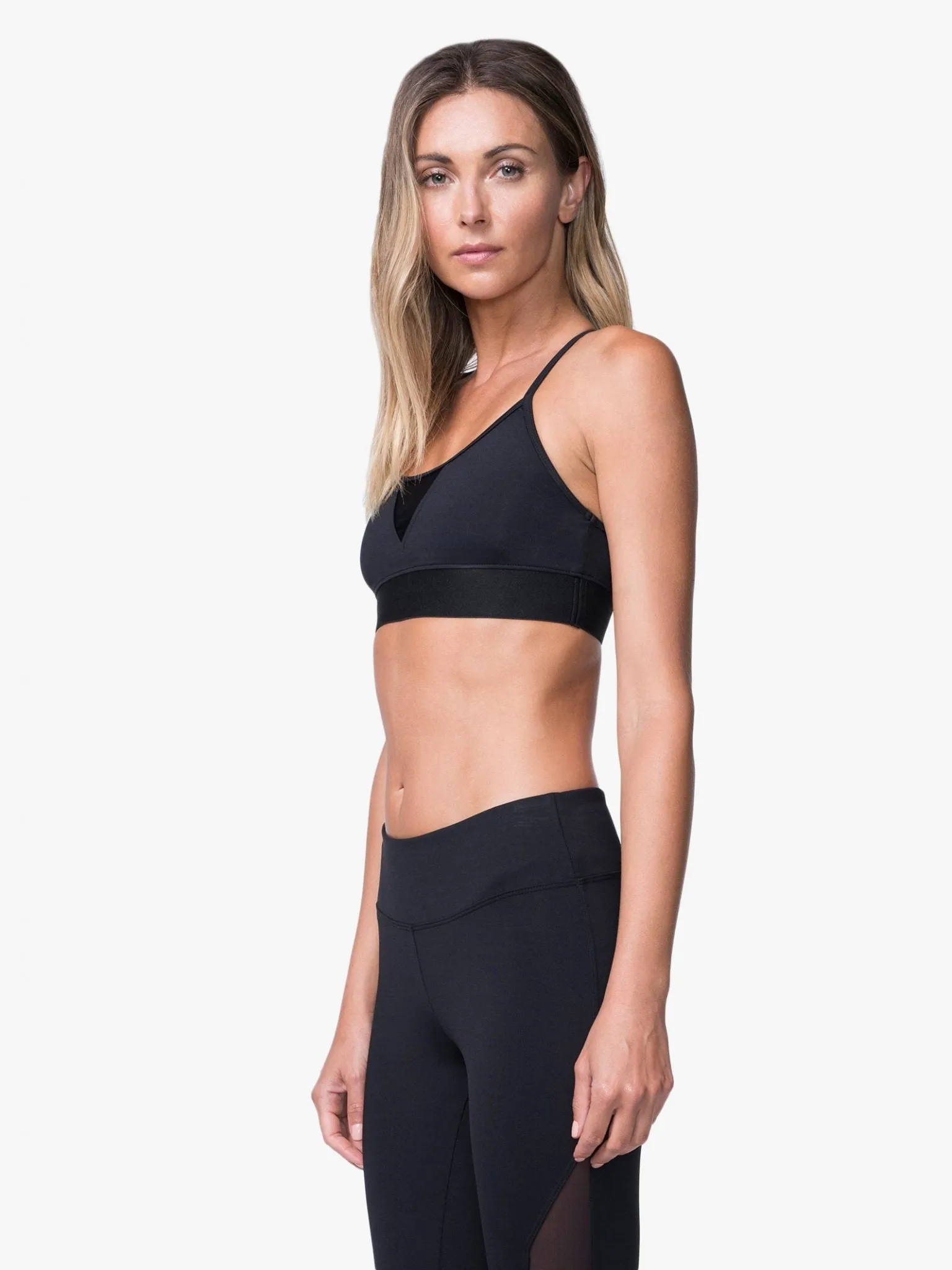 Black Trifecta Versatility Sports Bra