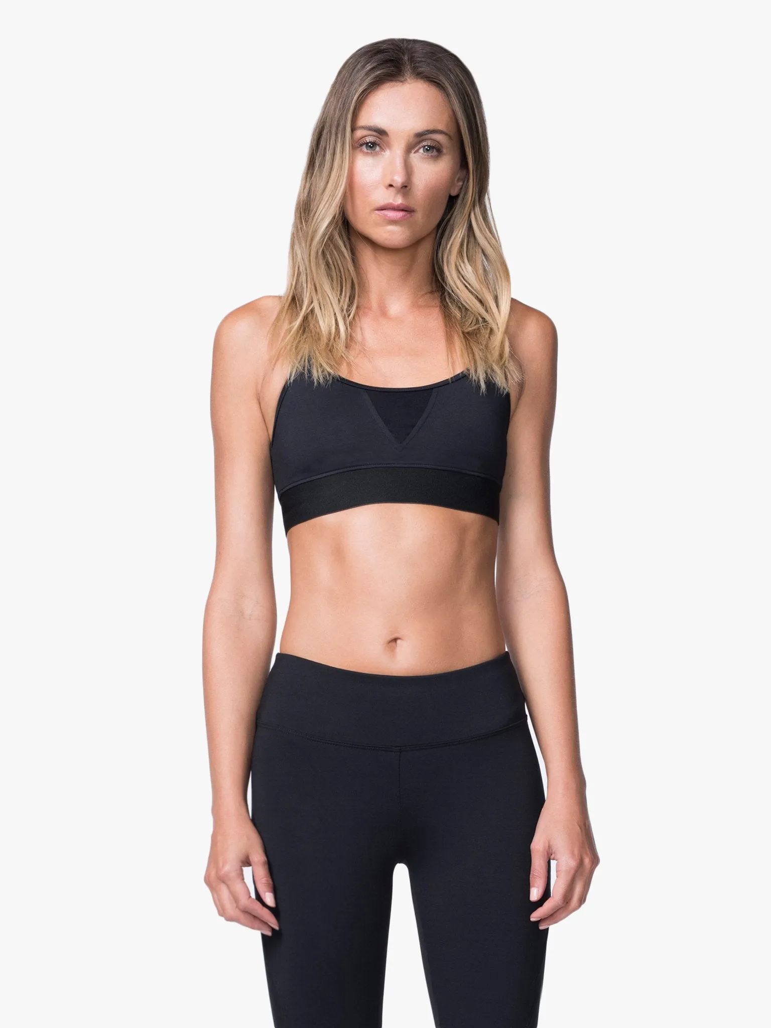 Black Trifecta Versatility Sports Bra