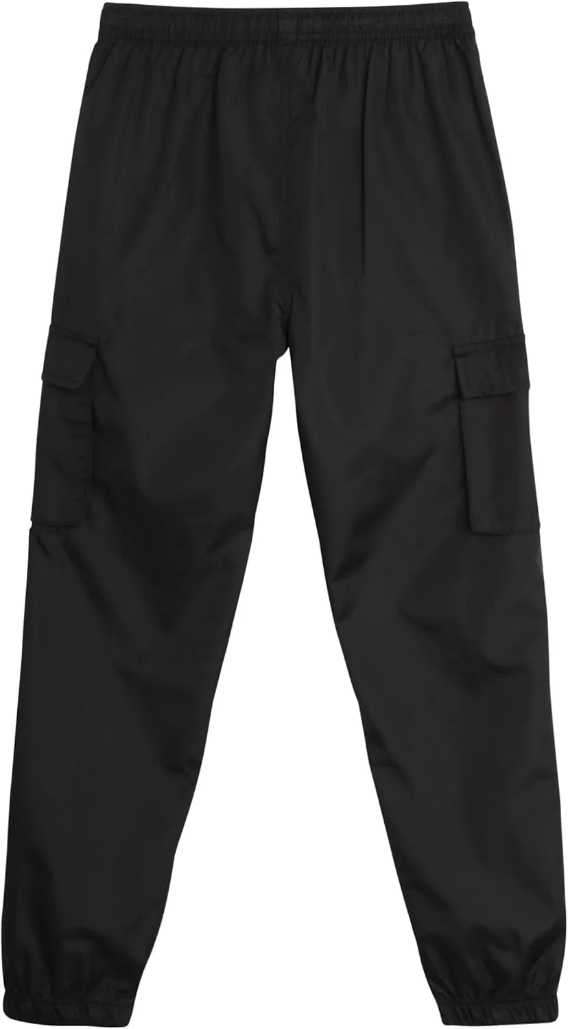 Boys Tech Pants - Quick Dry Performance Stretch Woven Joggers - Hybrid Cargo Jogger Pants for Boys (Sizes: 8-18)