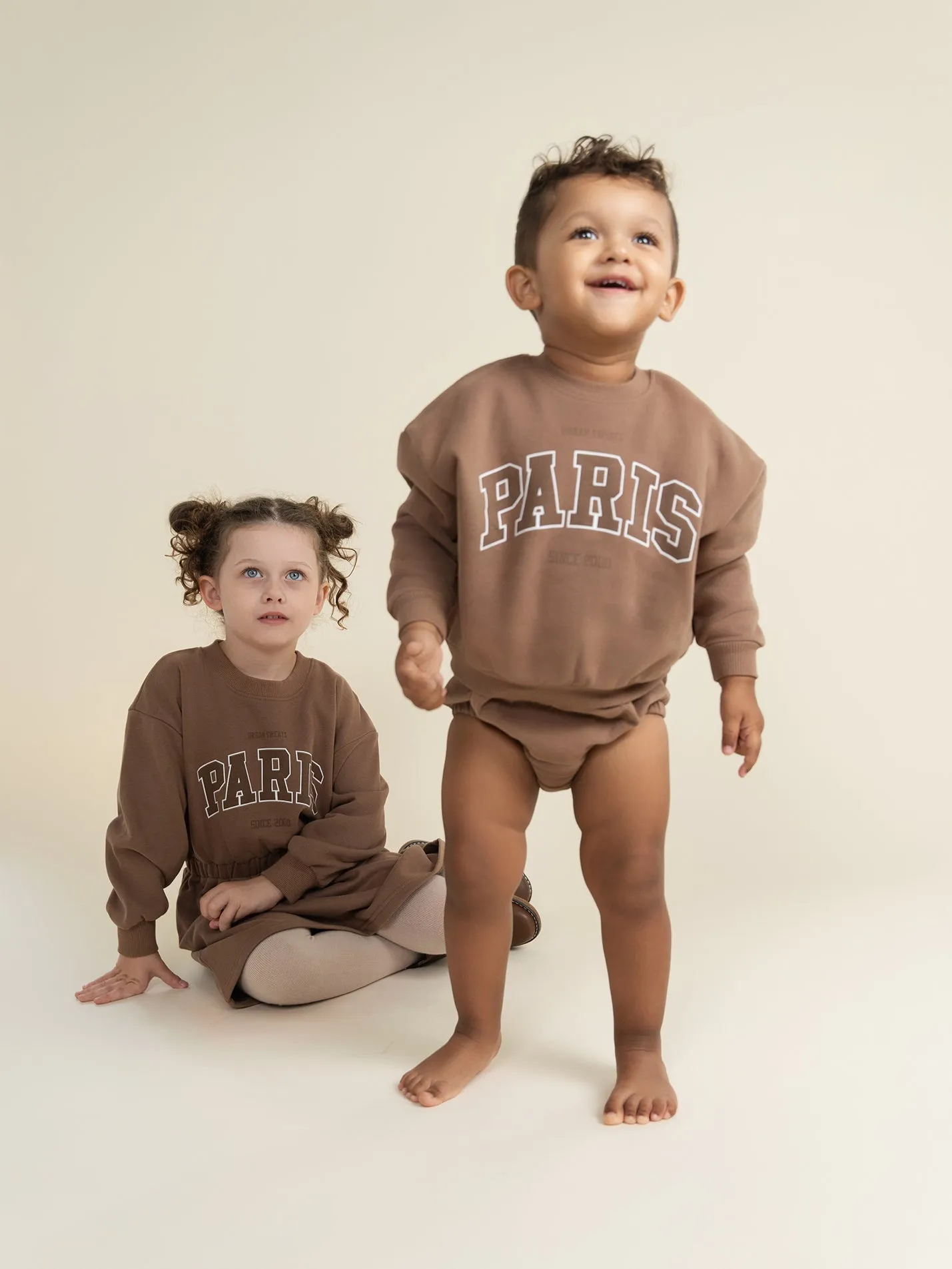 Brown Paris Bloomer Set