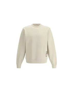 Burberry Cotton Sweatshirt with Logo Patch and Equestrian Knight Motif