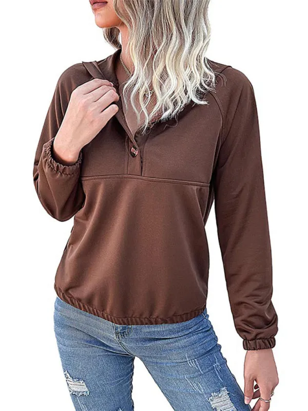Cali Casual Hooded Autumn-Winter Women's Sweatshirt