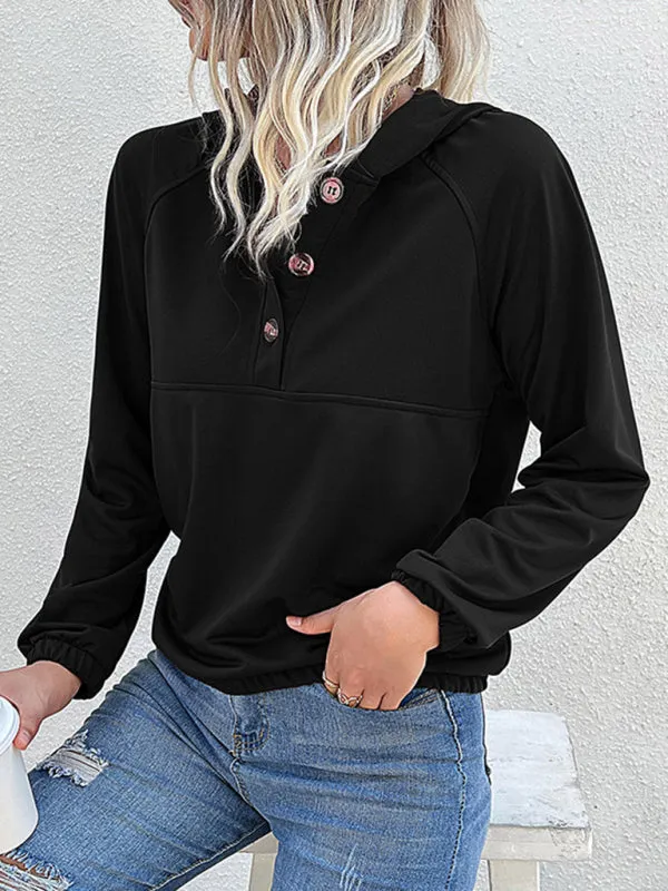 Cali Casual Hooded Autumn-Winter Women's Sweatshirt