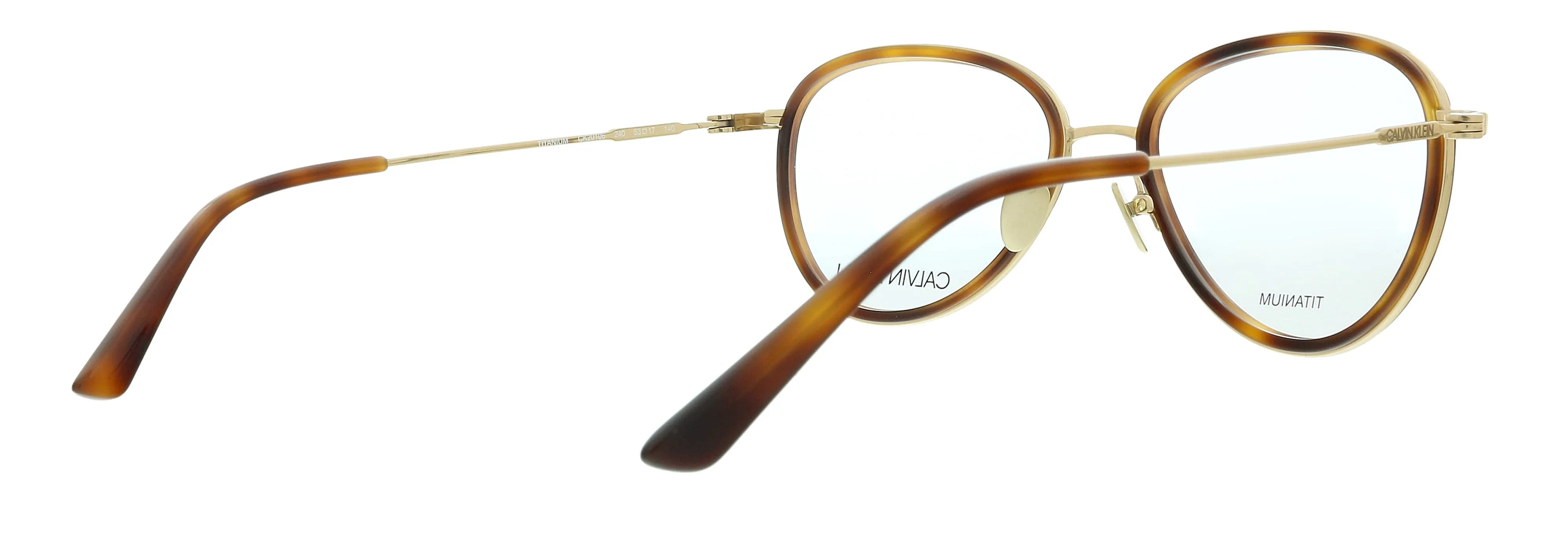 Calvin Klein CK20106 240 Soft Tortoise Aviator Eyeglasses