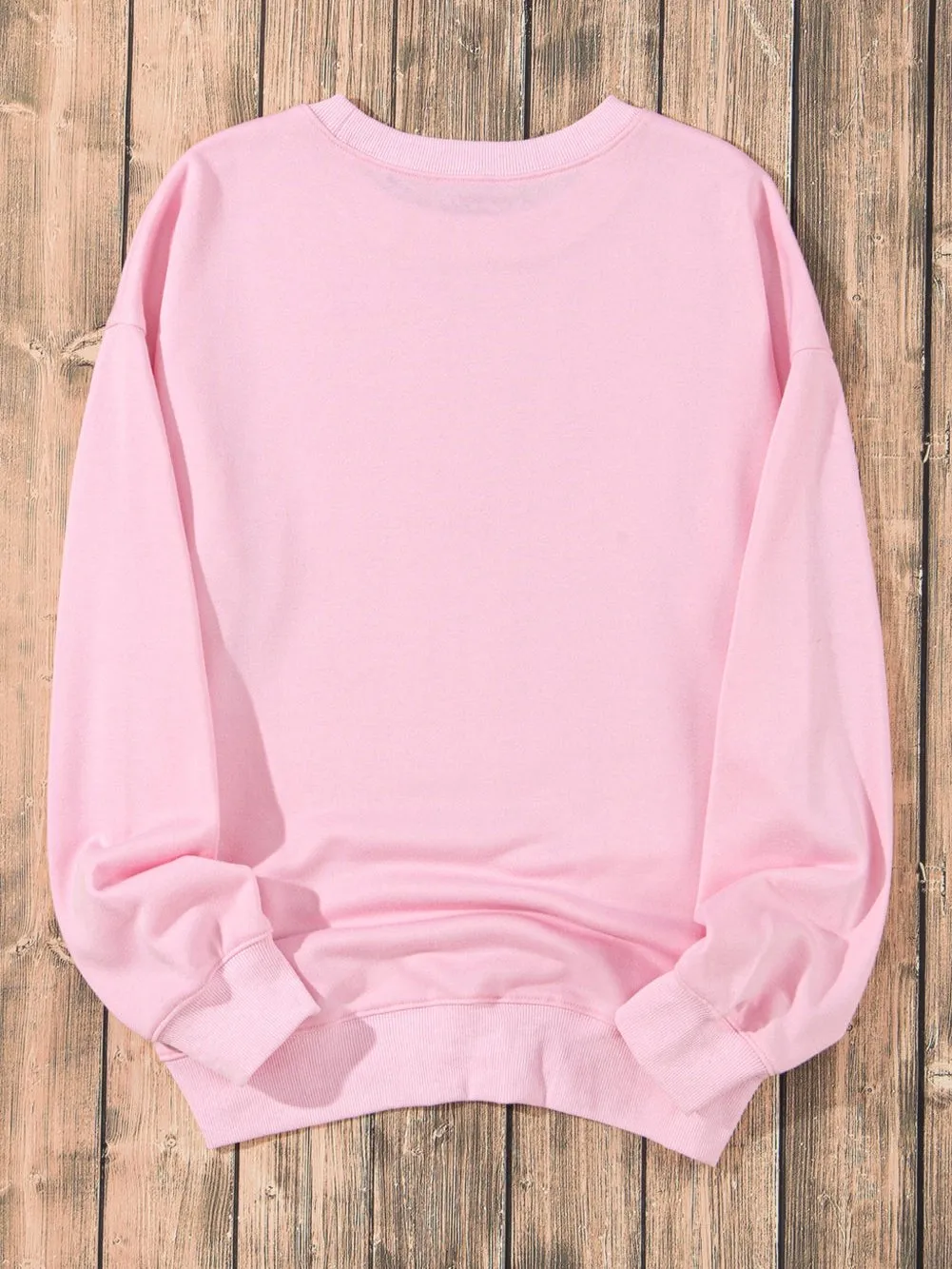 Casual Pink Sweatshirt