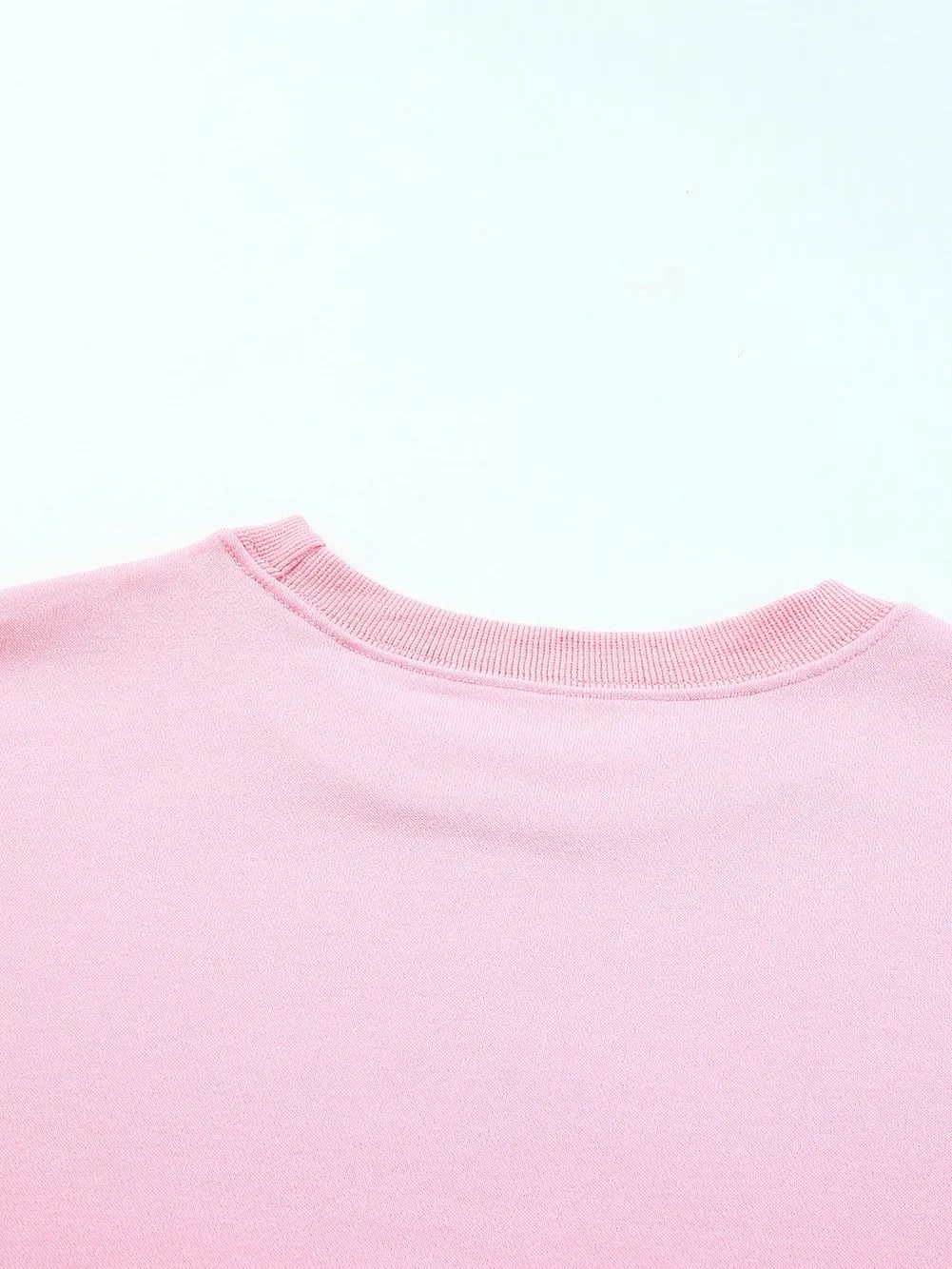 Casual Pink Sweatshirt