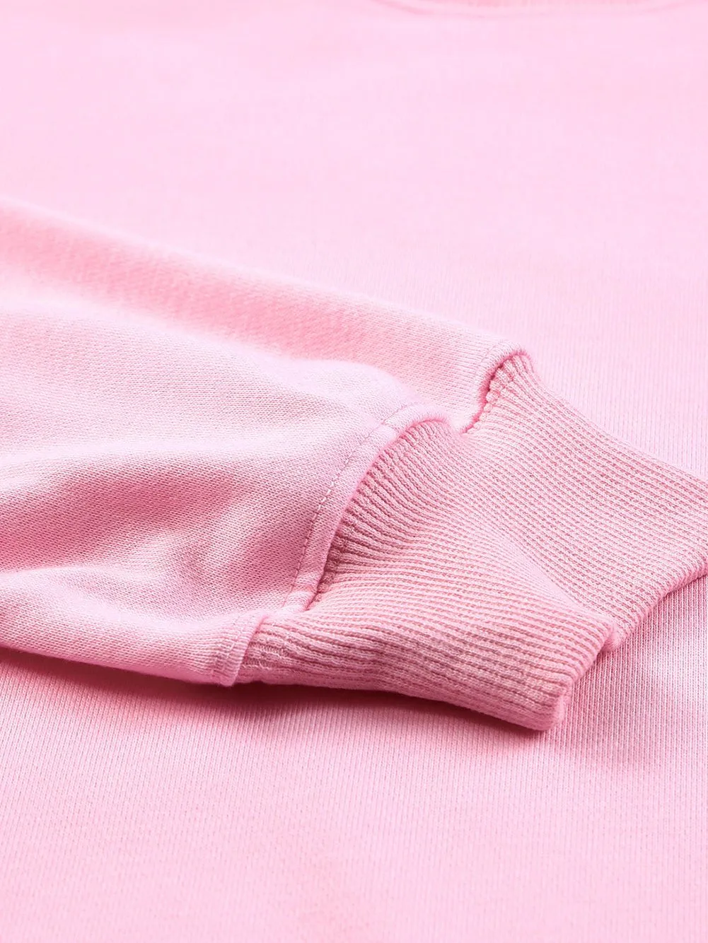 Casual Pink Sweatshirt
