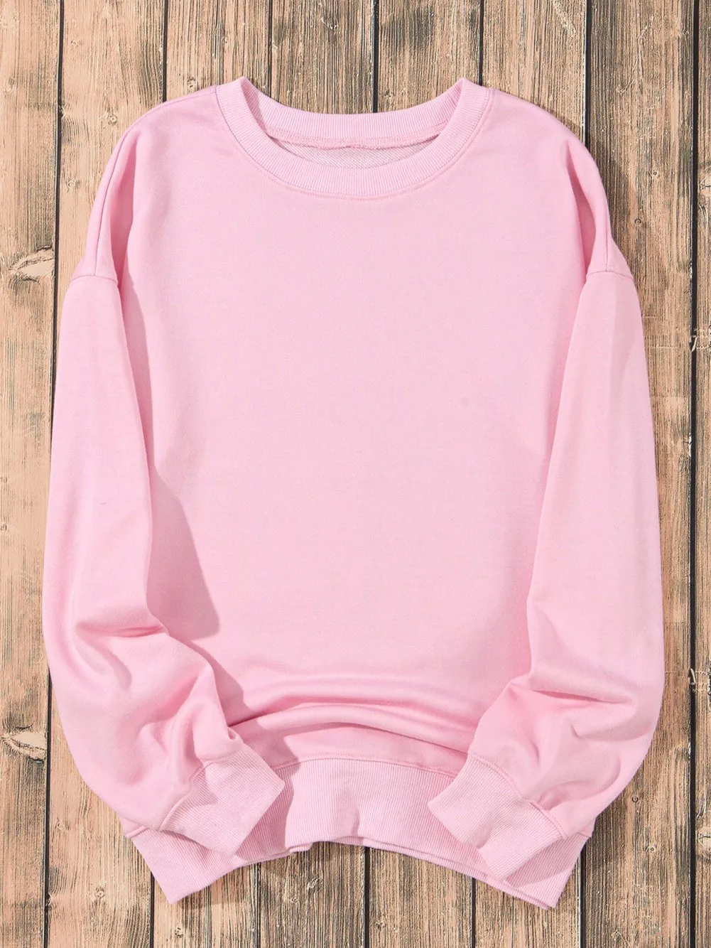 Casual Pink Sweatshirt