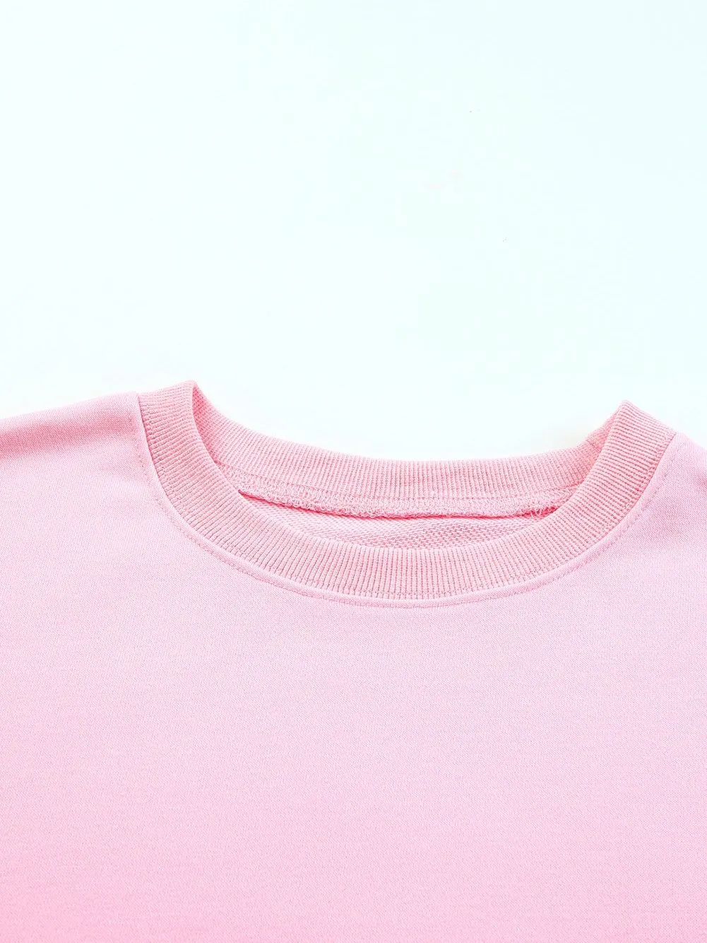 Casual Pink Sweatshirt