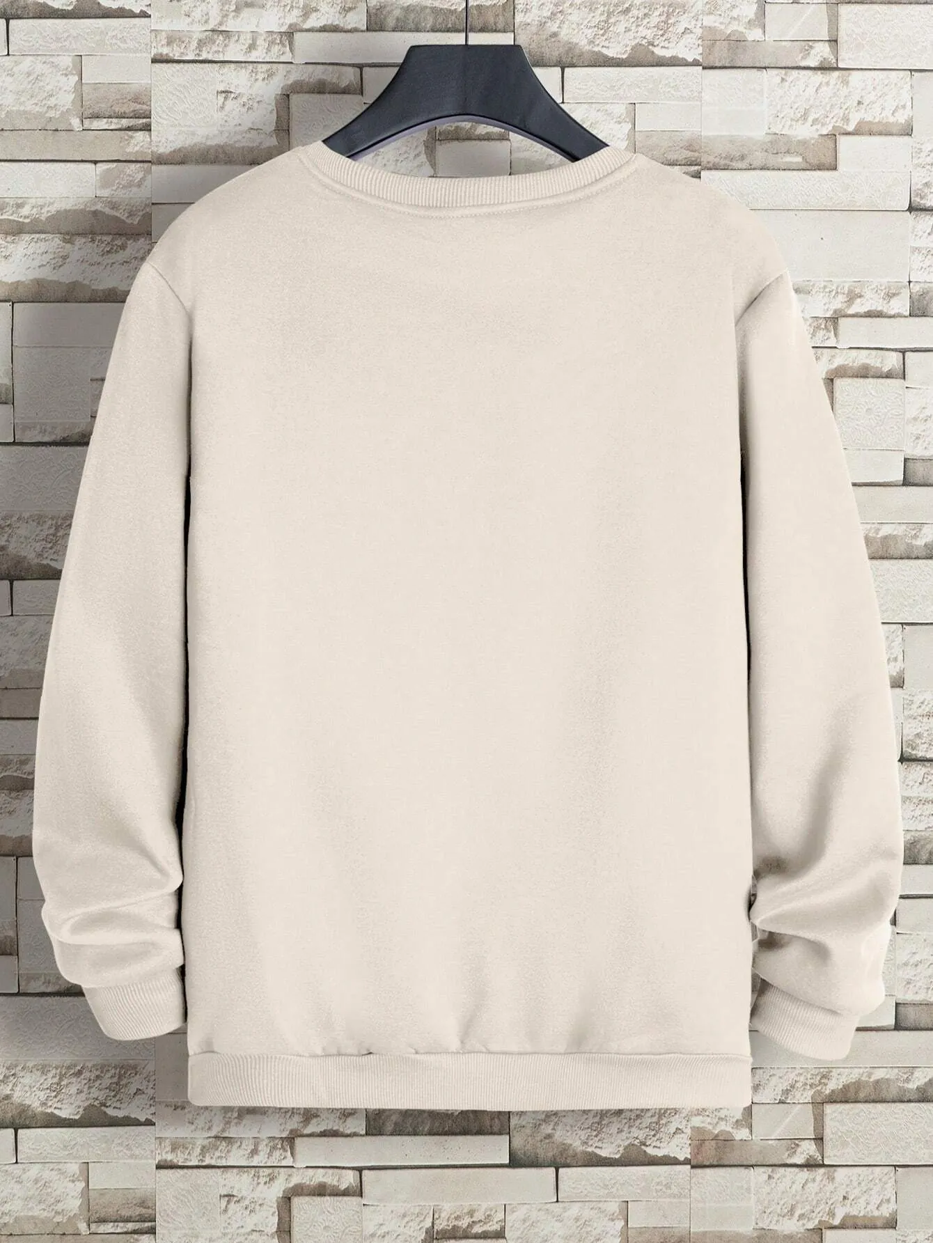 Casual Round Collar Sweatshirt