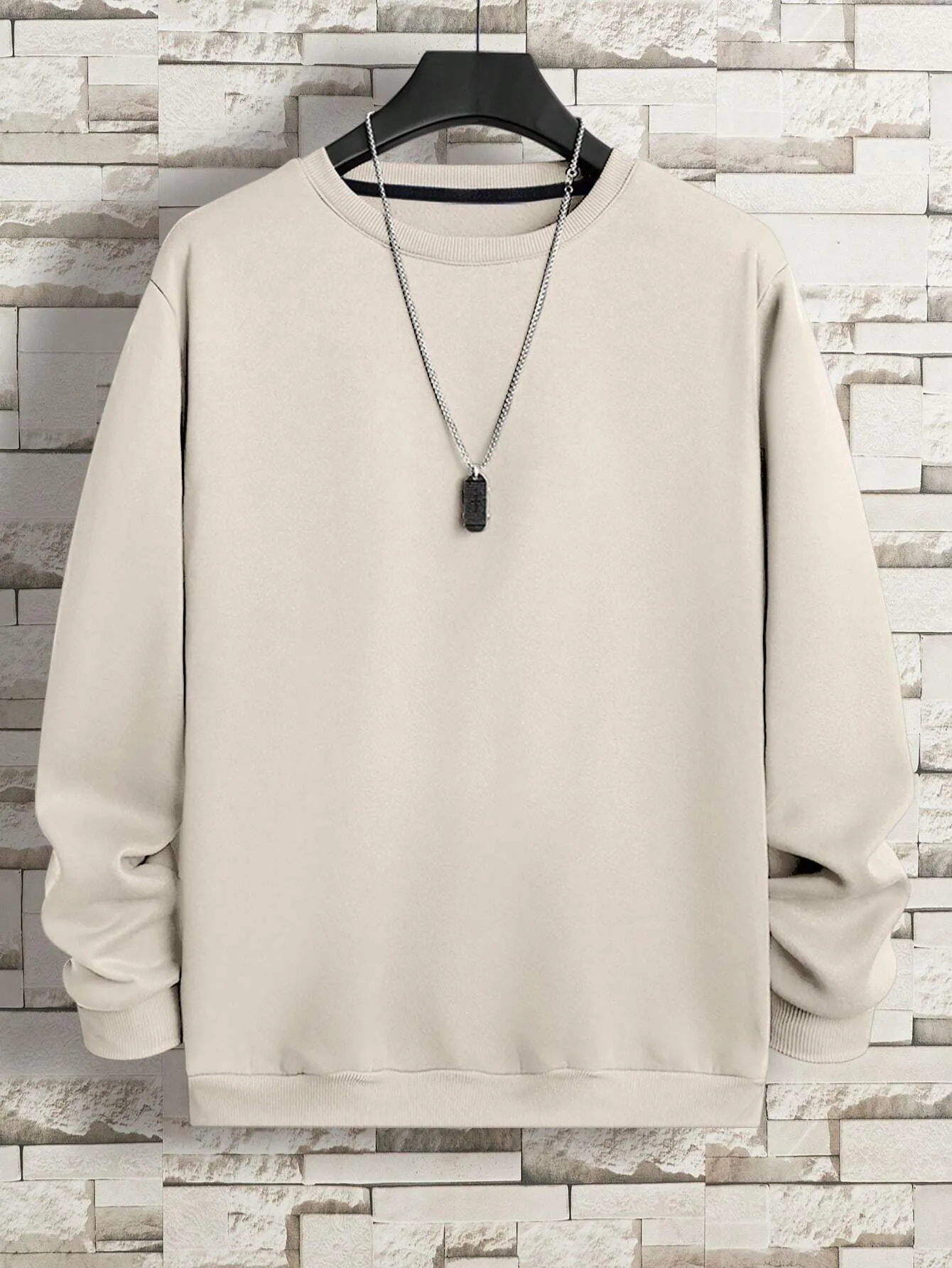 Casual Round Collar Sweatshirt