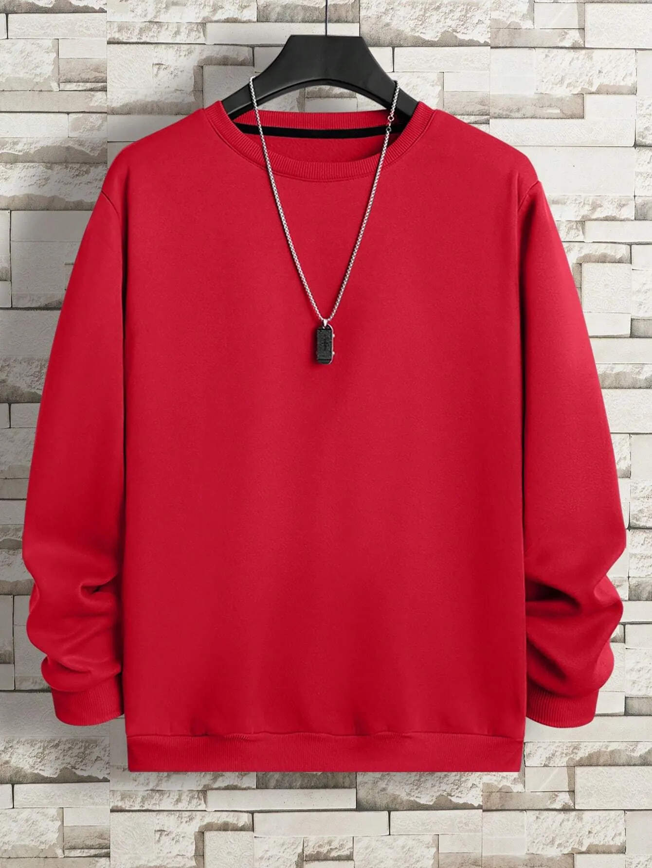Casual Round Collar Sweatshirt