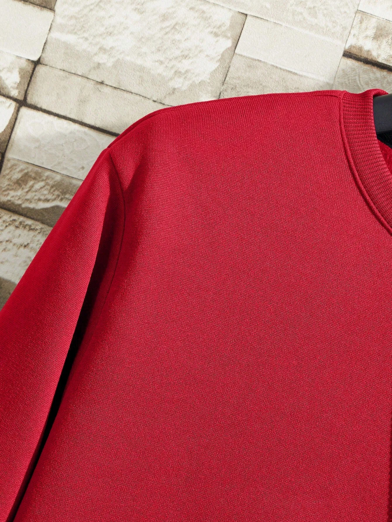 Casual Round Collar Sweatshirt