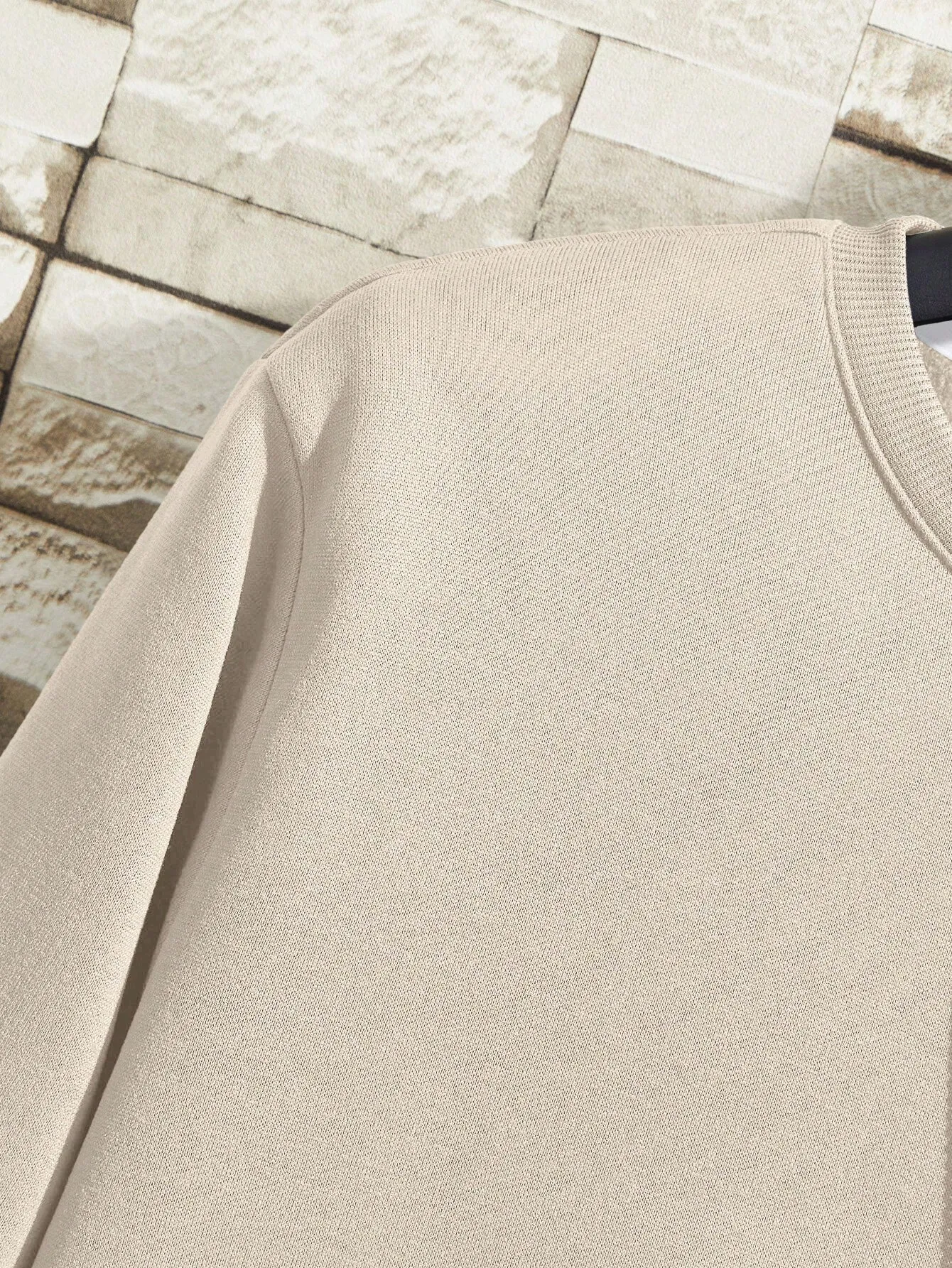 Casual Round Collar Sweatshirt
