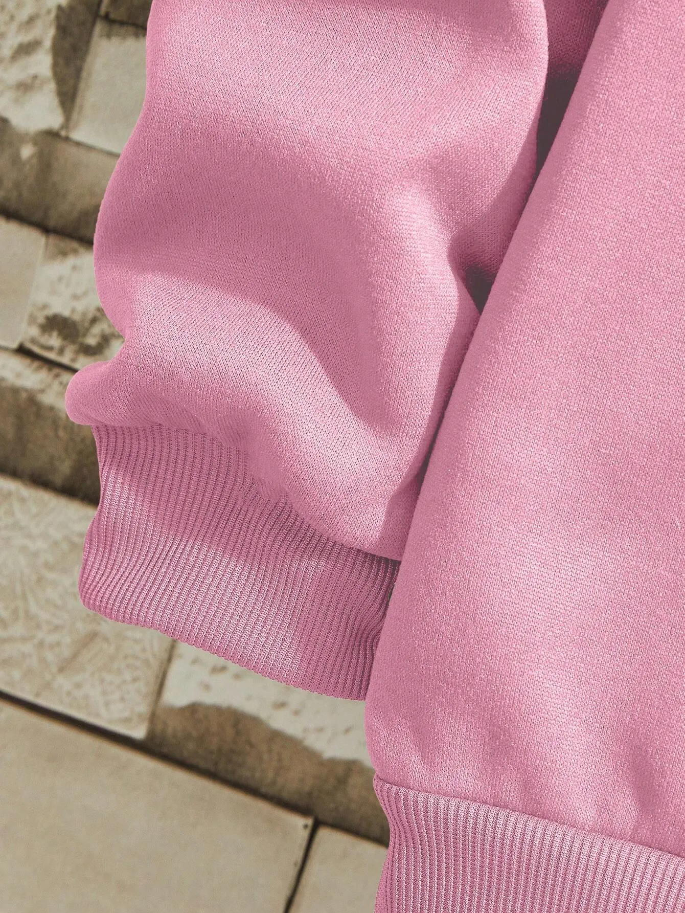 Casual Round Collar Sweatshirt
