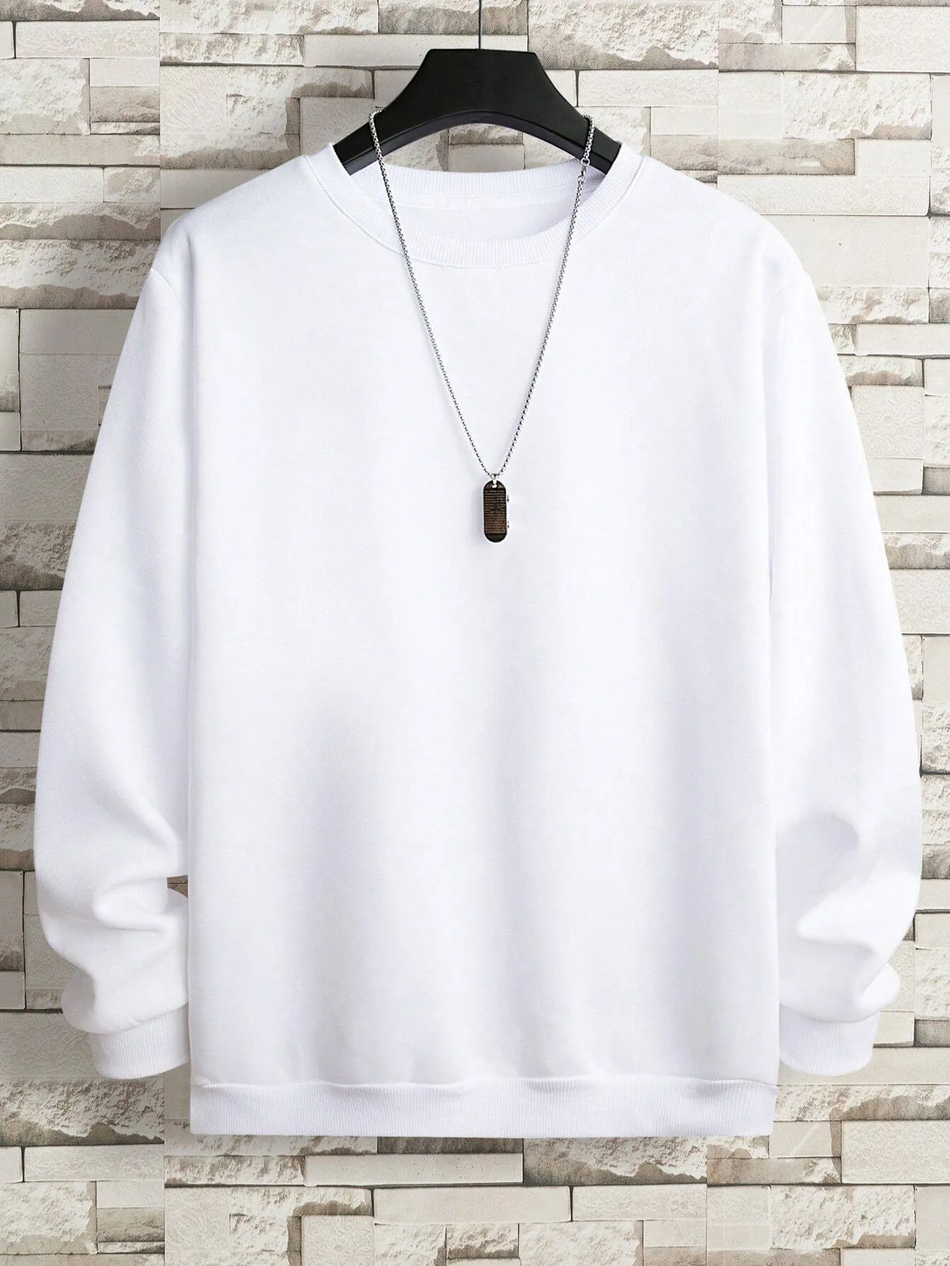 Casual Round Collar Sweatshirt