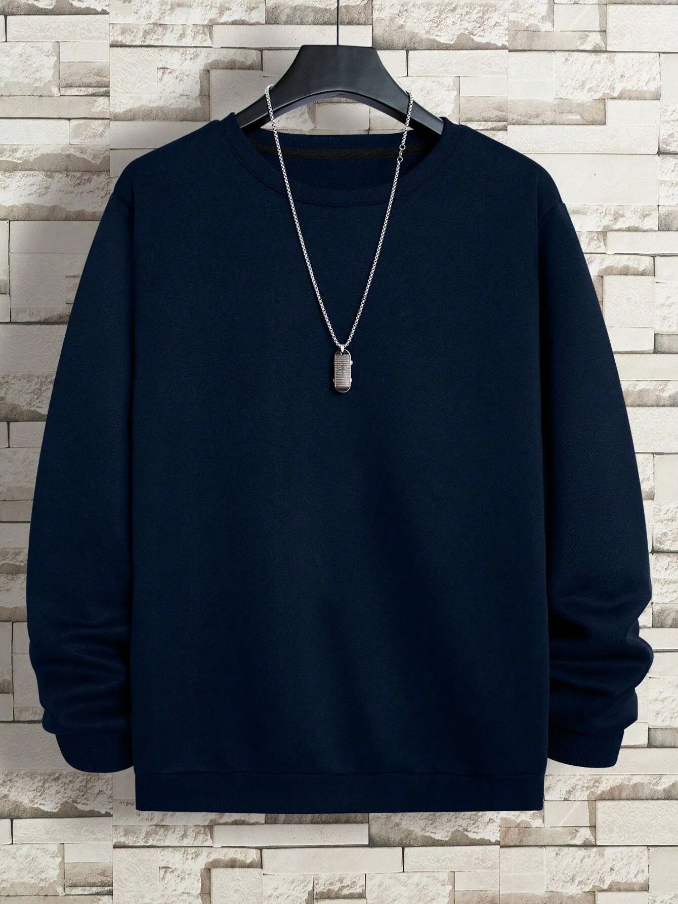 Casual Round Collar Sweatshirt