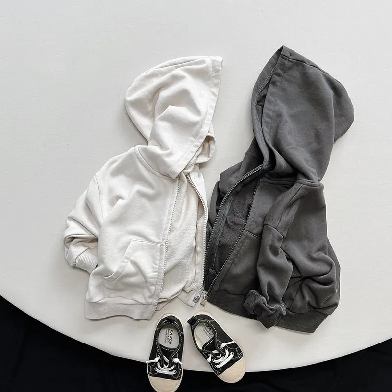 Children's Casual Hooded Jacket
