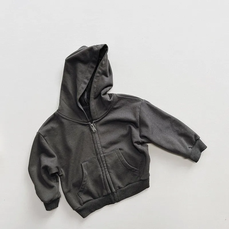 Children's Casual Hooded Jacket