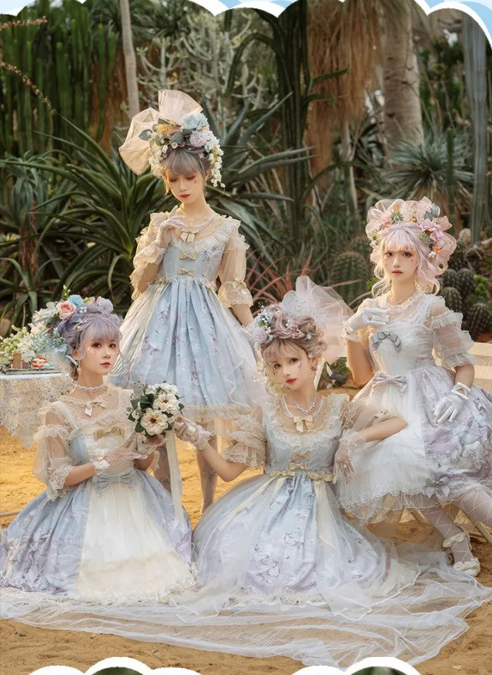 Confession Balloon~Unicorn~Sweet Lolita Dress and blouse Multicolors