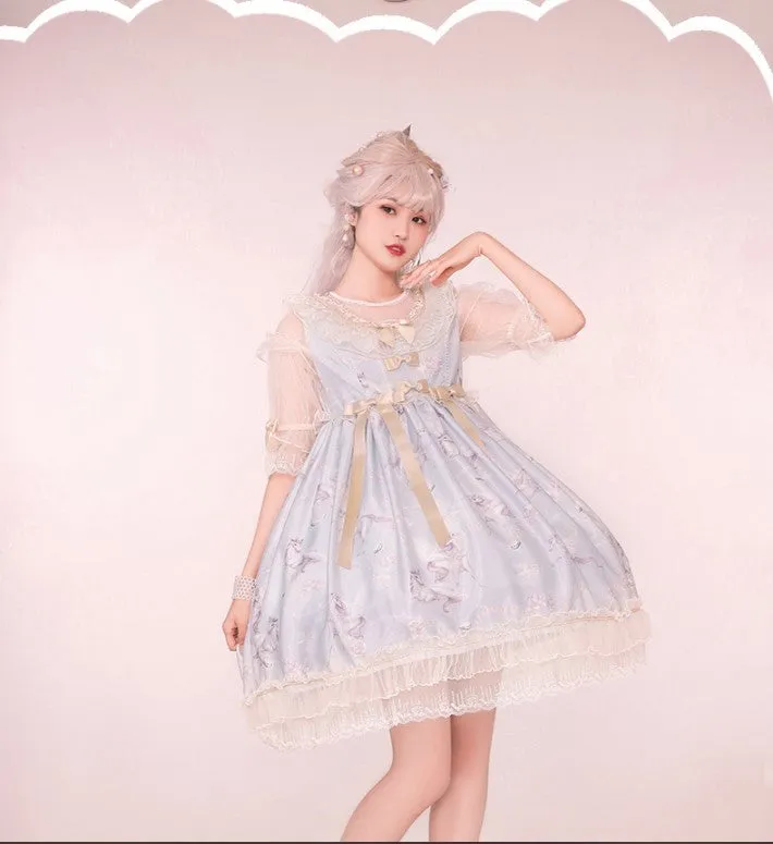 Confession Balloon~Unicorn~Sweet Lolita Dress and blouse Multicolors