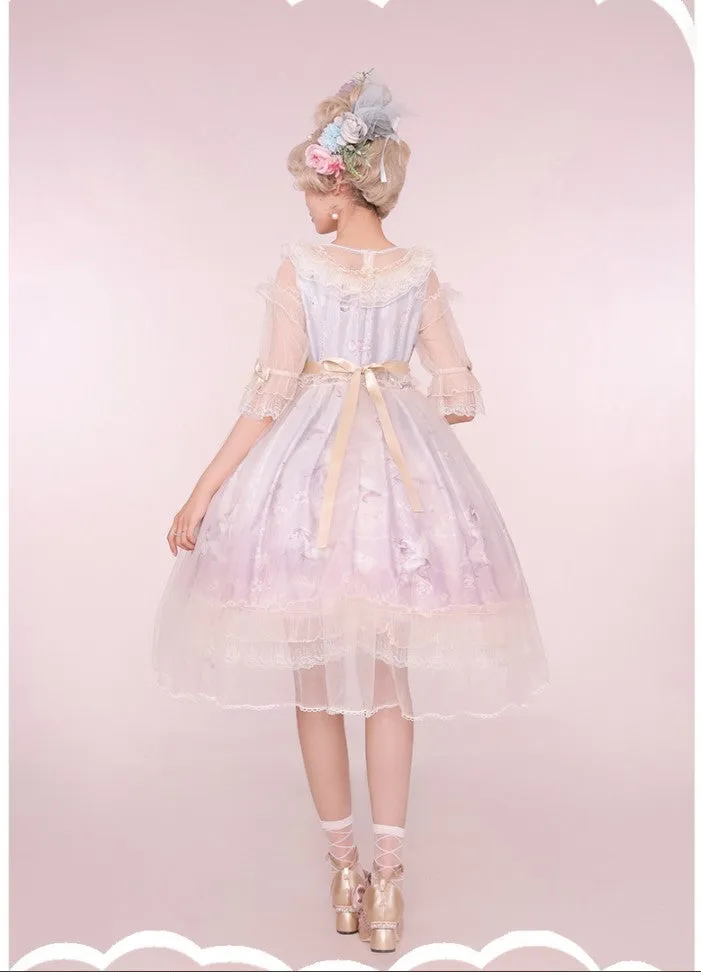 Confession Balloon~Unicorn~Sweet Lolita Dress and blouse Multicolors