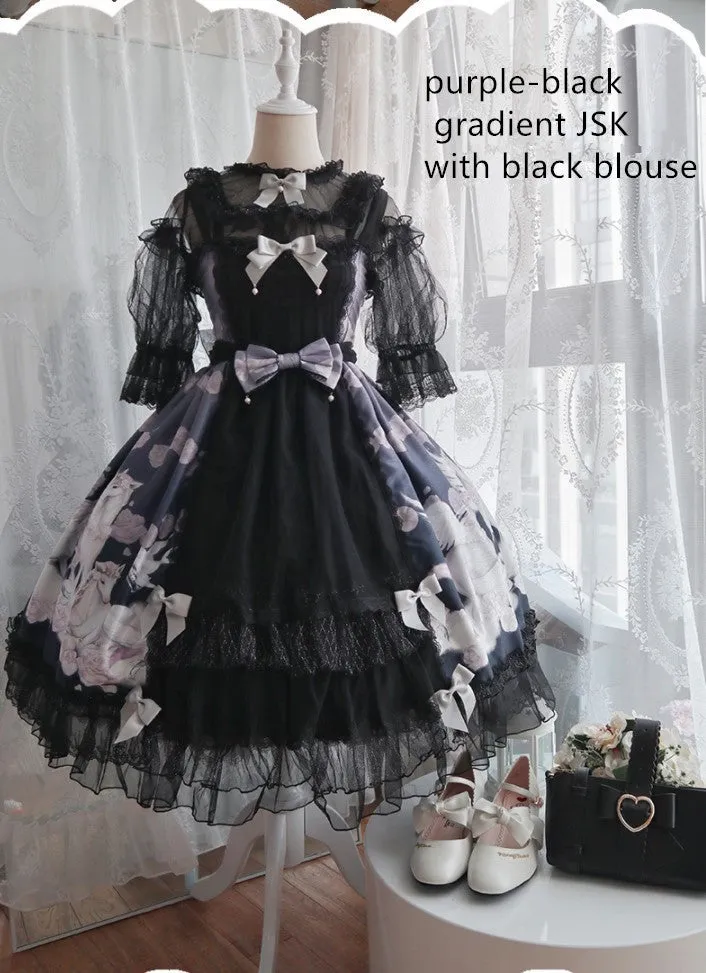 Confession Balloon~Unicorn~Sweet Lolita Dress and blouse Multicolors