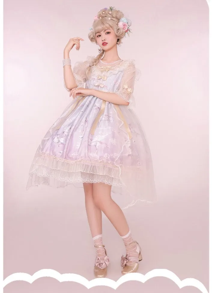 Confession Balloon~Unicorn~Sweet Lolita Dress and blouse Multicolors