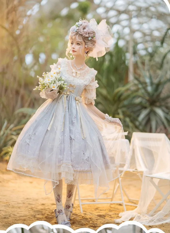 Confession Balloon~Unicorn~Sweet Lolita Dress and blouse Multicolors