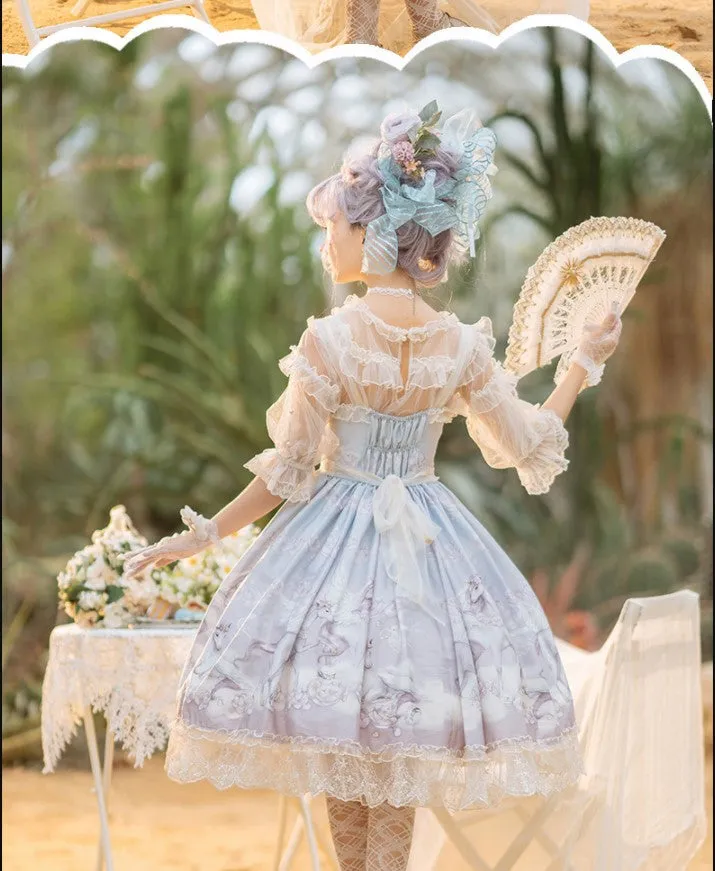 Confession Balloon~Unicorn~Sweet Lolita Dress and blouse Multicolors