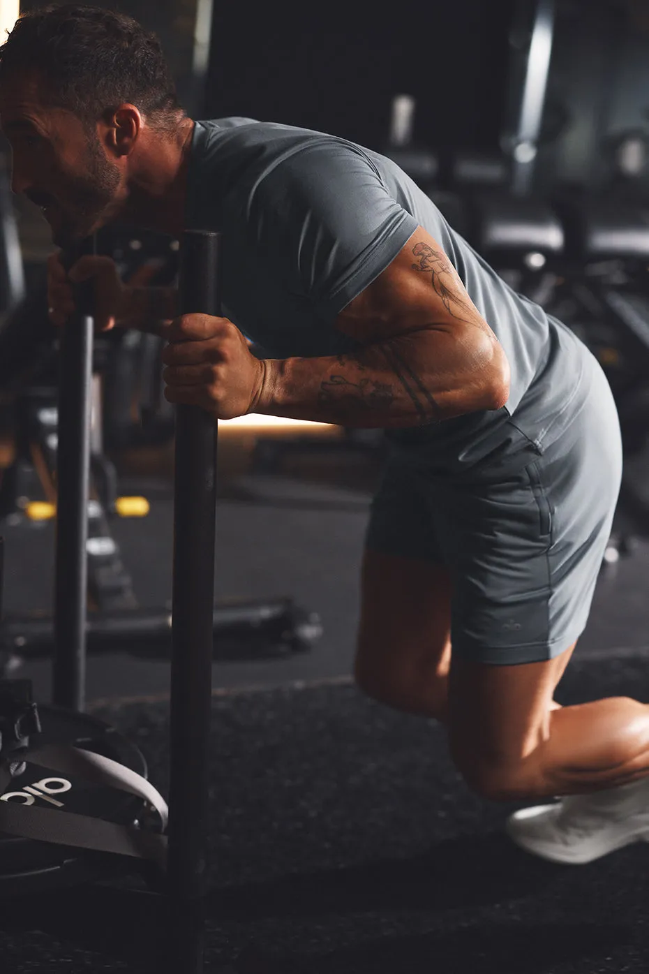 Conquer Reform Crewneck Short Sleeve - Steel Grey