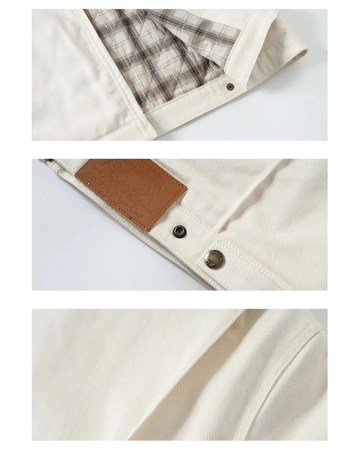 Contrast Collar Sleek Zippered Coat