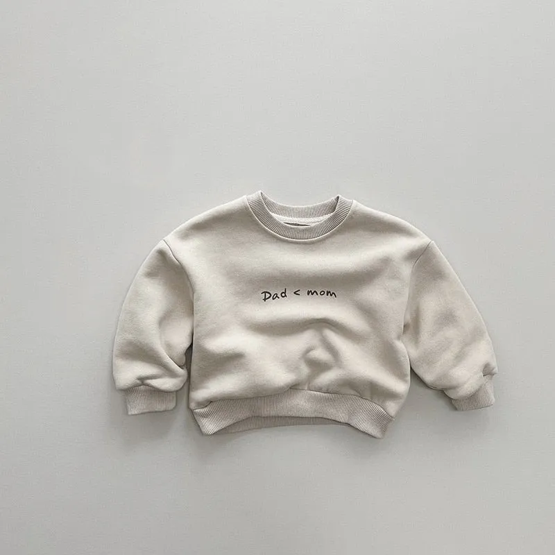 'Dad < Mom' Casual Sweatshirt