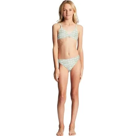 Daze All Day Striped Triathlon Bikini Set - Billabong Girls - Moss Meadow
