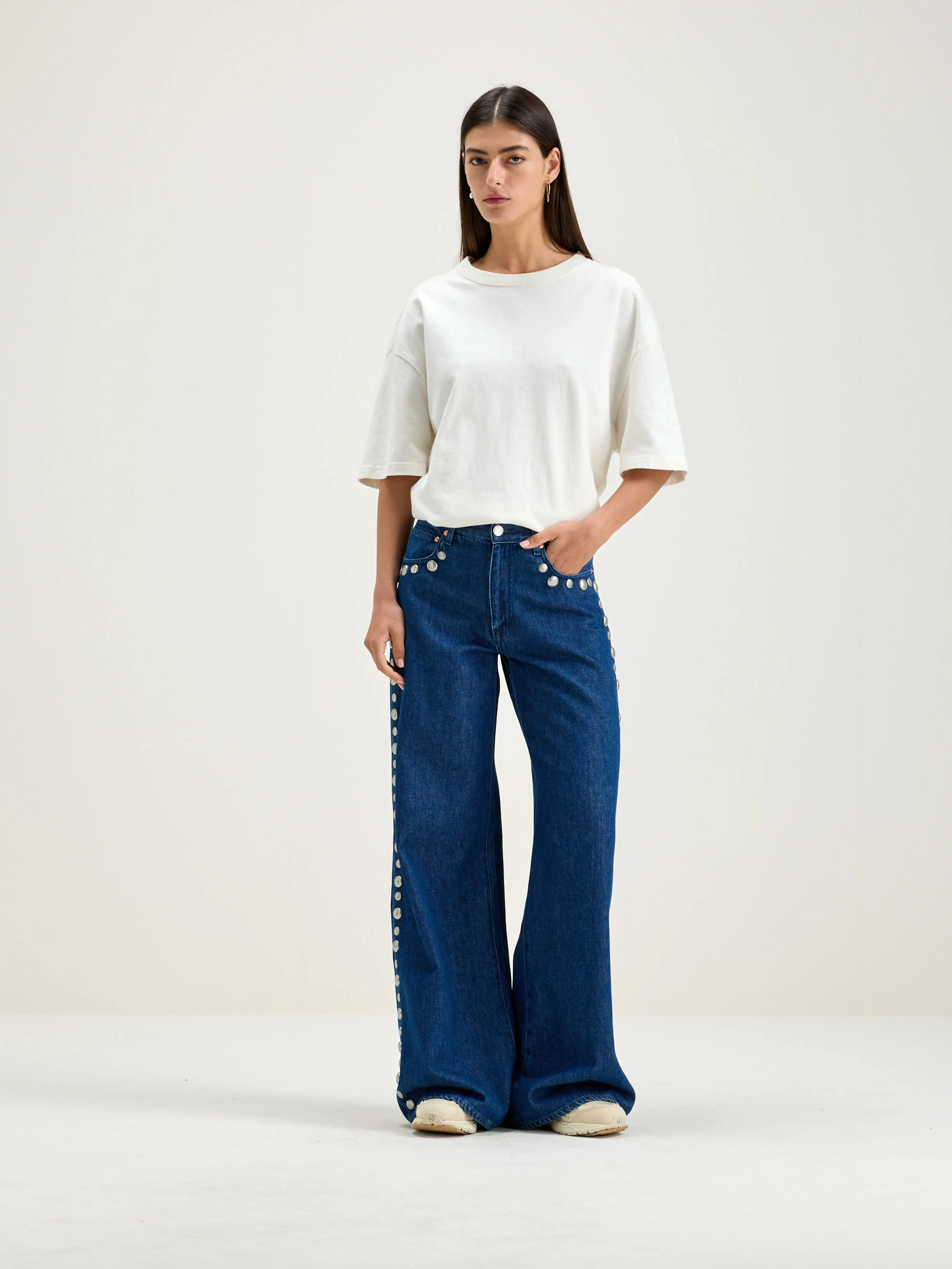 Denim N. 97 wide jeans (242 / W / 60S STONE WASH)