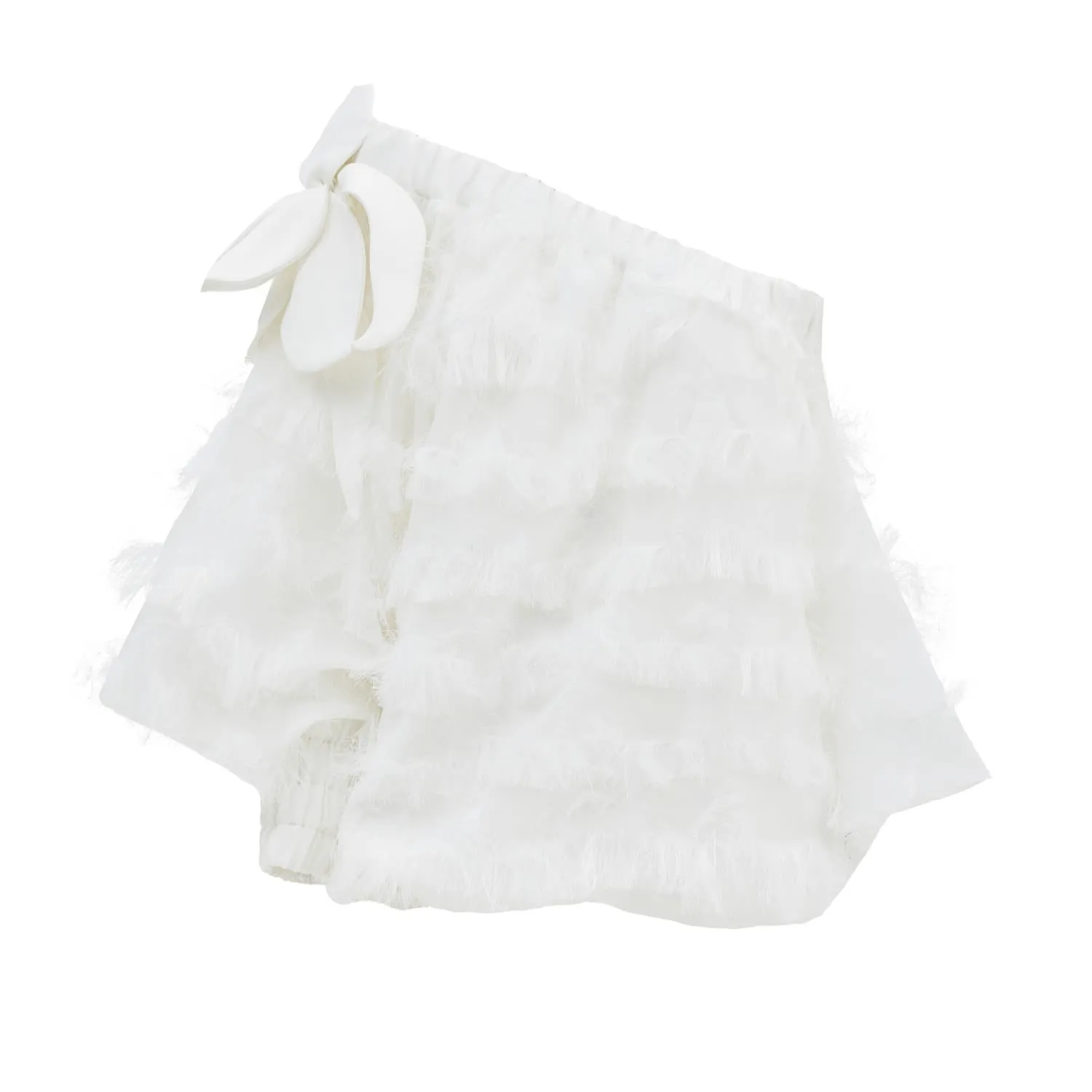 Designer Off-Shoulder Blouse White