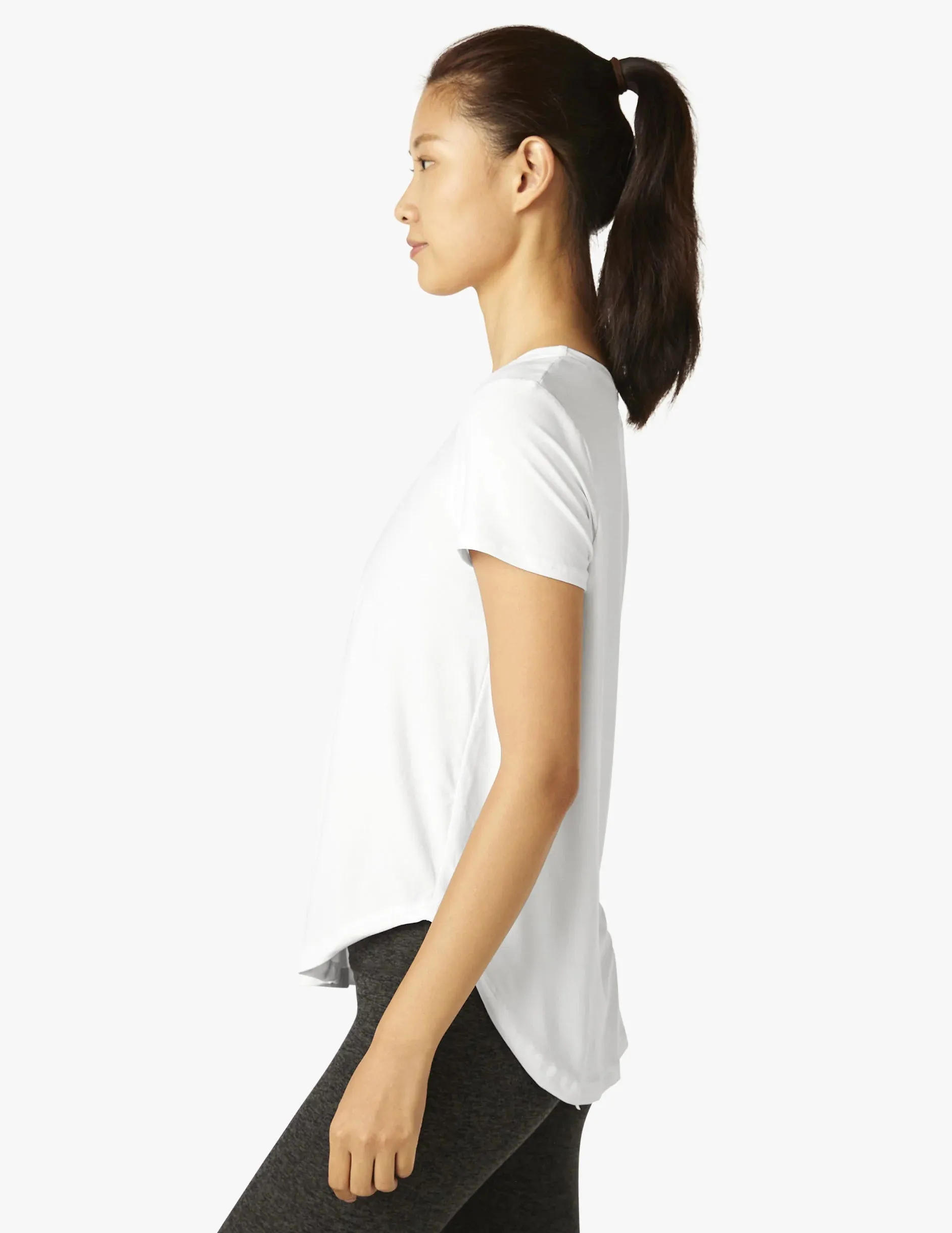 Featherweight Spacedye On The Down Low Tee - White *Restocks in February