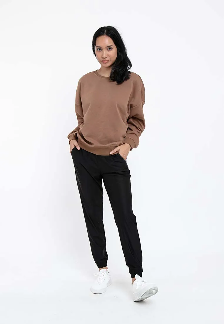 Forest Ladies Premium High Stretchable Dri Fit Tracksuit Women Jogger Quick Dry Track Pants | Seluar Perempuan - 810454