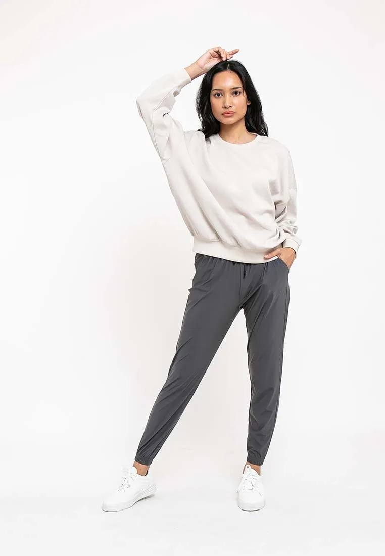 Forest Ladies Premium High Stretchable Dri Fit Tracksuit Women Jogger Quick Dry Track Pants | Seluar Perempuan - 810454