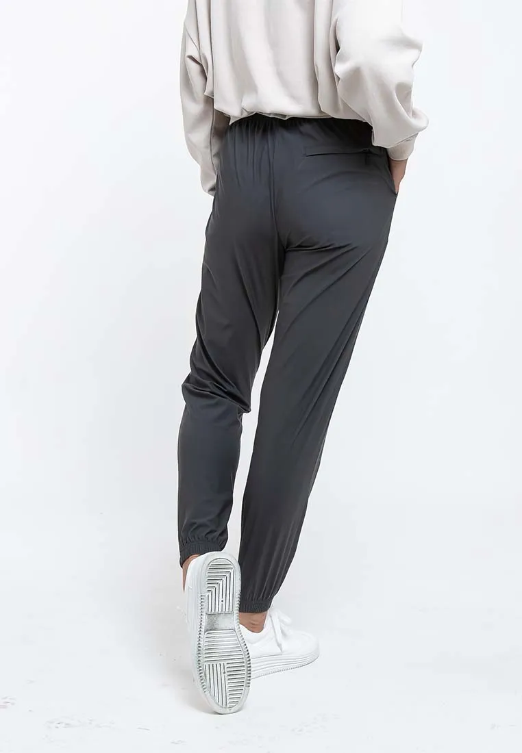 Forest Ladies Premium High Stretchable Dri Fit Tracksuit Women Jogger Quick Dry Track Pants | Seluar Perempuan - 810454
