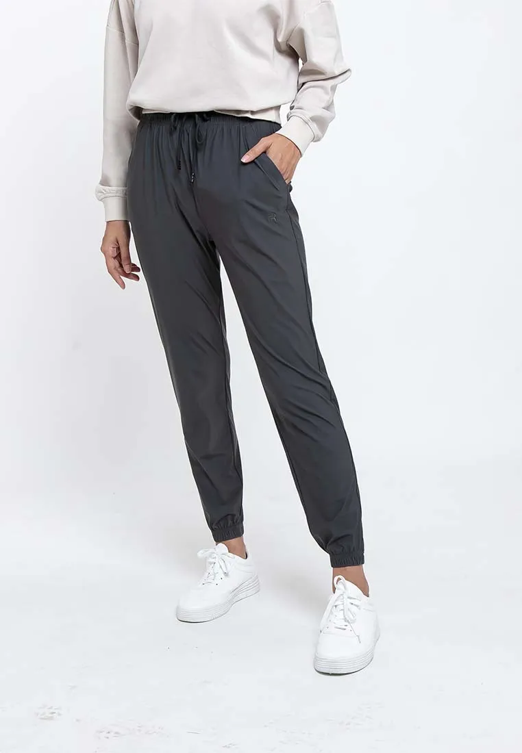 Forest Ladies Premium High Stretchable Dri Fit Tracksuit Women Jogger Quick Dry Track Pants | Seluar Perempuan - 810454