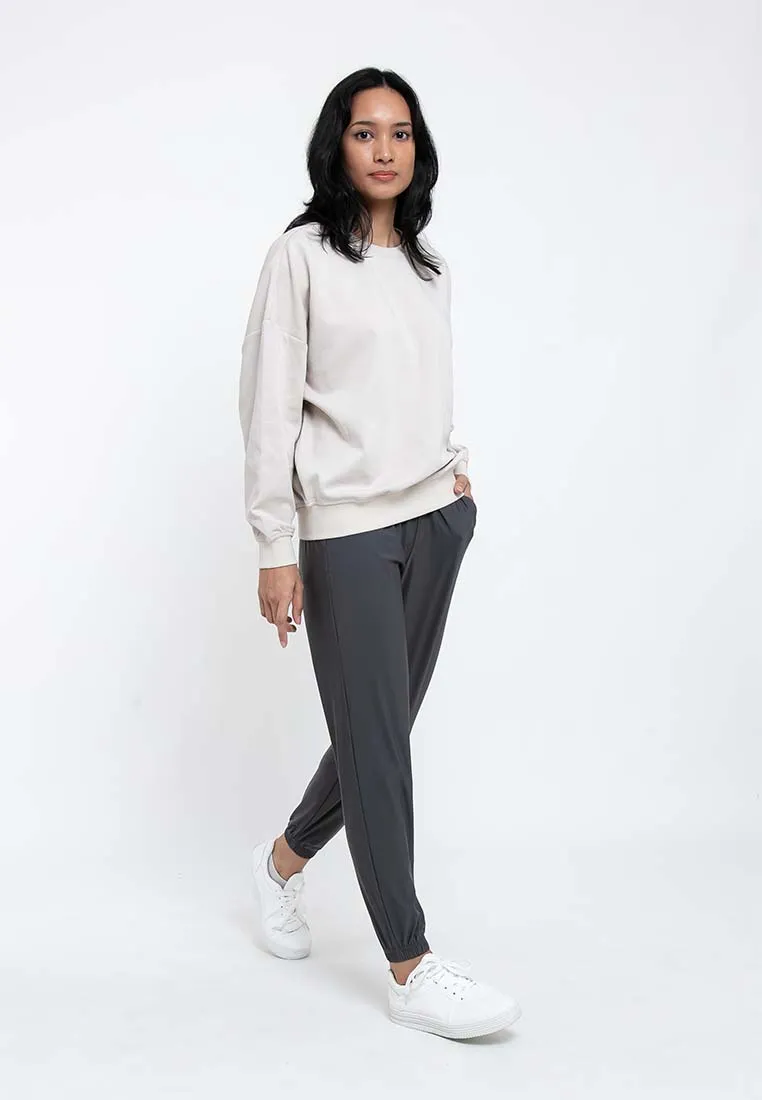 Forest Ladies Premium High Stretchable Dri Fit Tracksuit Women Jogger Quick Dry Track Pants | Seluar Perempuan - 810454