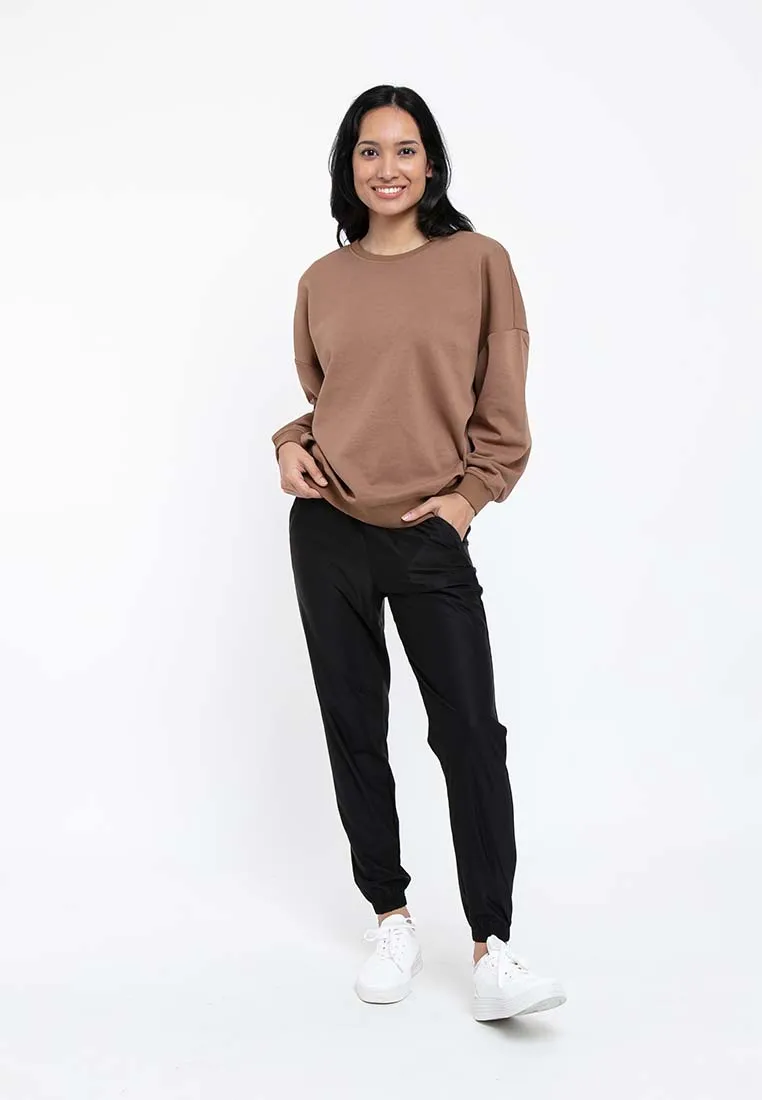 Forest Ladies Premium High Stretchable Dri Fit Tracksuit Women Jogger Quick Dry Track Pants | Seluar Perempuan - 810454