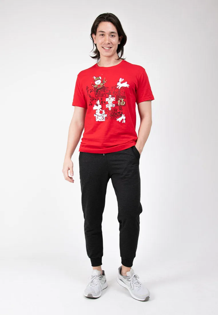 Forest Premium Soft Cotton Stretchable Jogger Pants Men | Seluar Lelaki Jogger - 10759