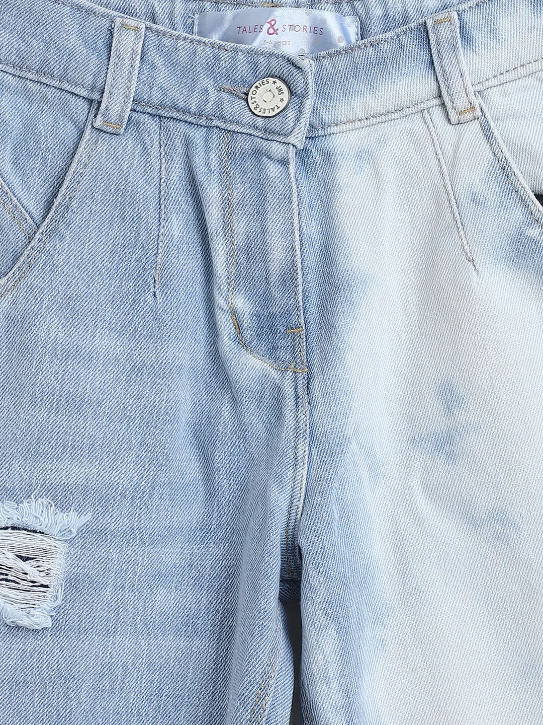 Girls Asymmetric Baggy Joggers