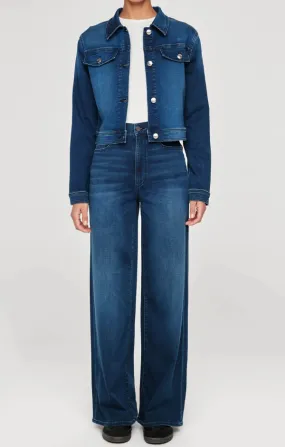 Hepburn Wide Leg High Rise Vintage in Stream
