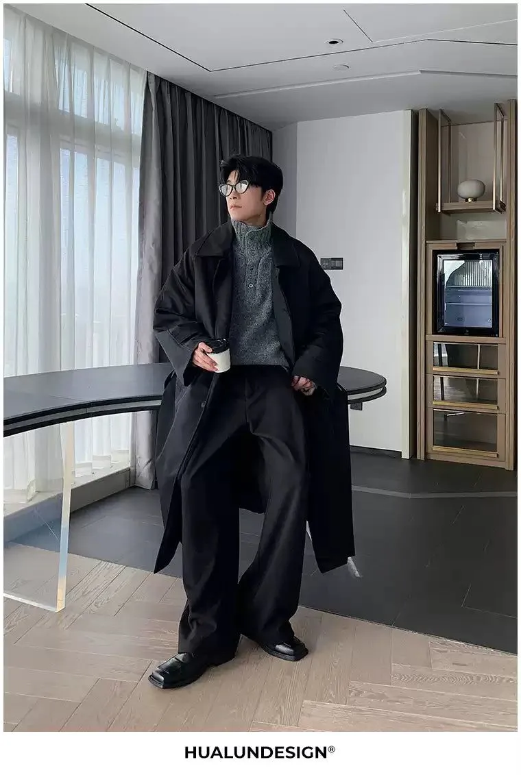 Hua Sleek Padded Trench Coat