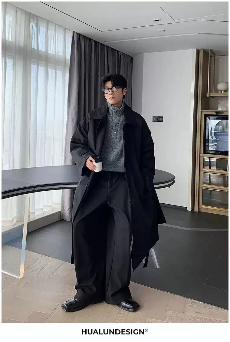Hua Sleek Padded Trench Coat